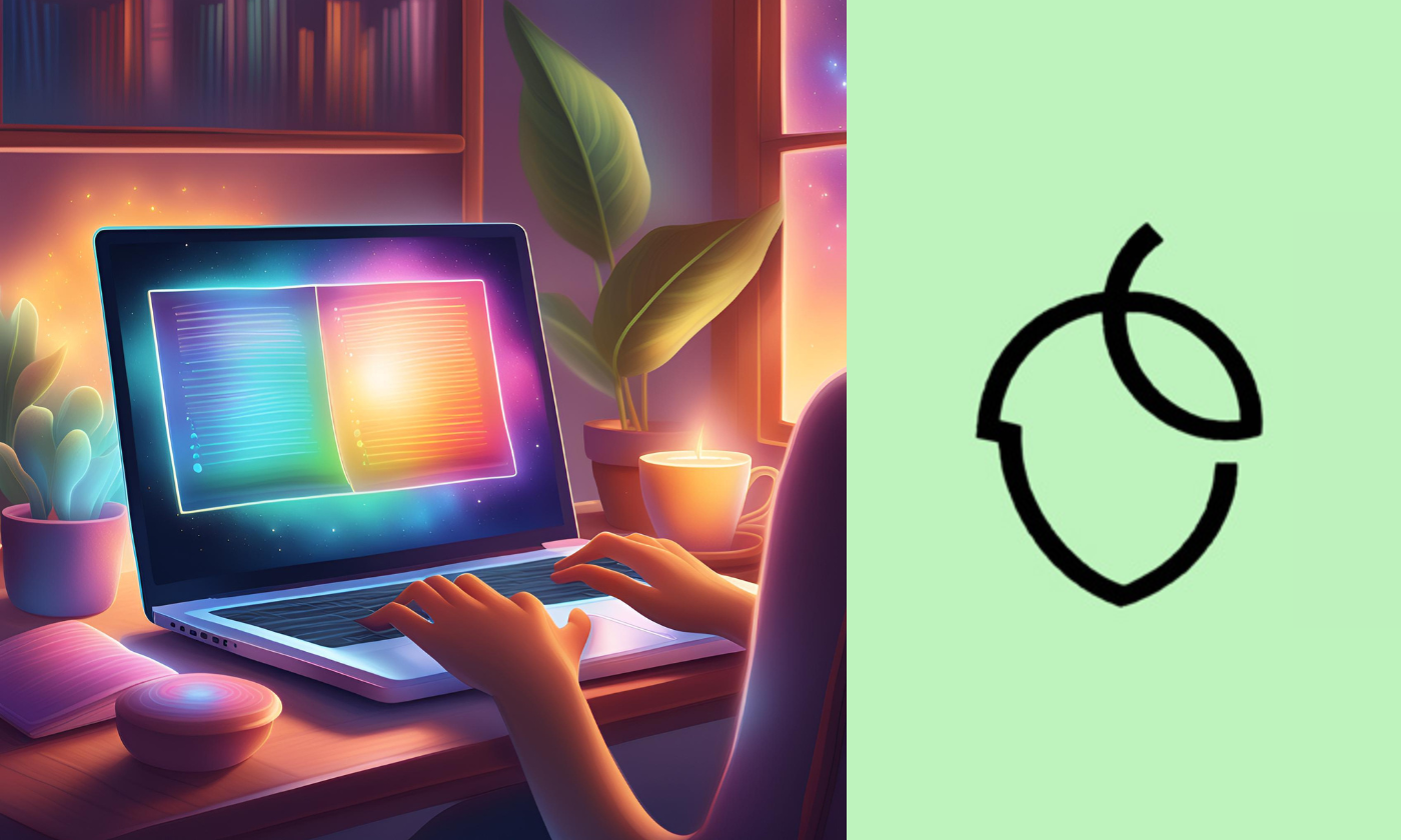 AI-Generated image and Oak logo